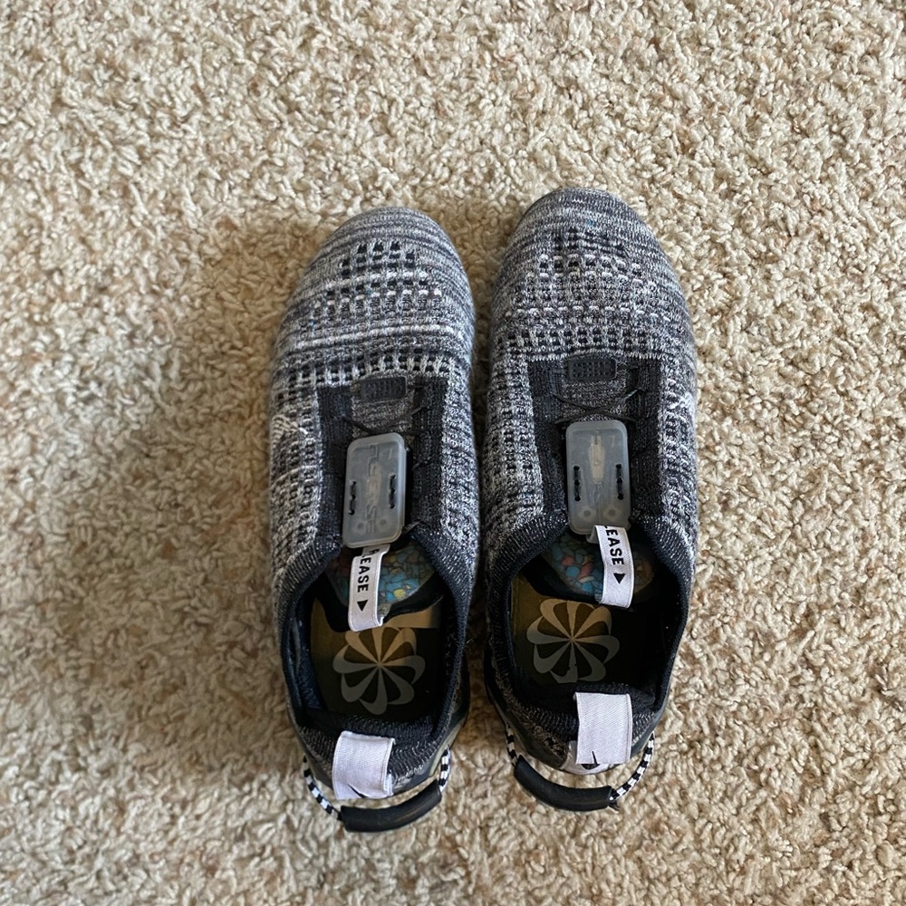 Nike Black and Gray Vapor Maxes